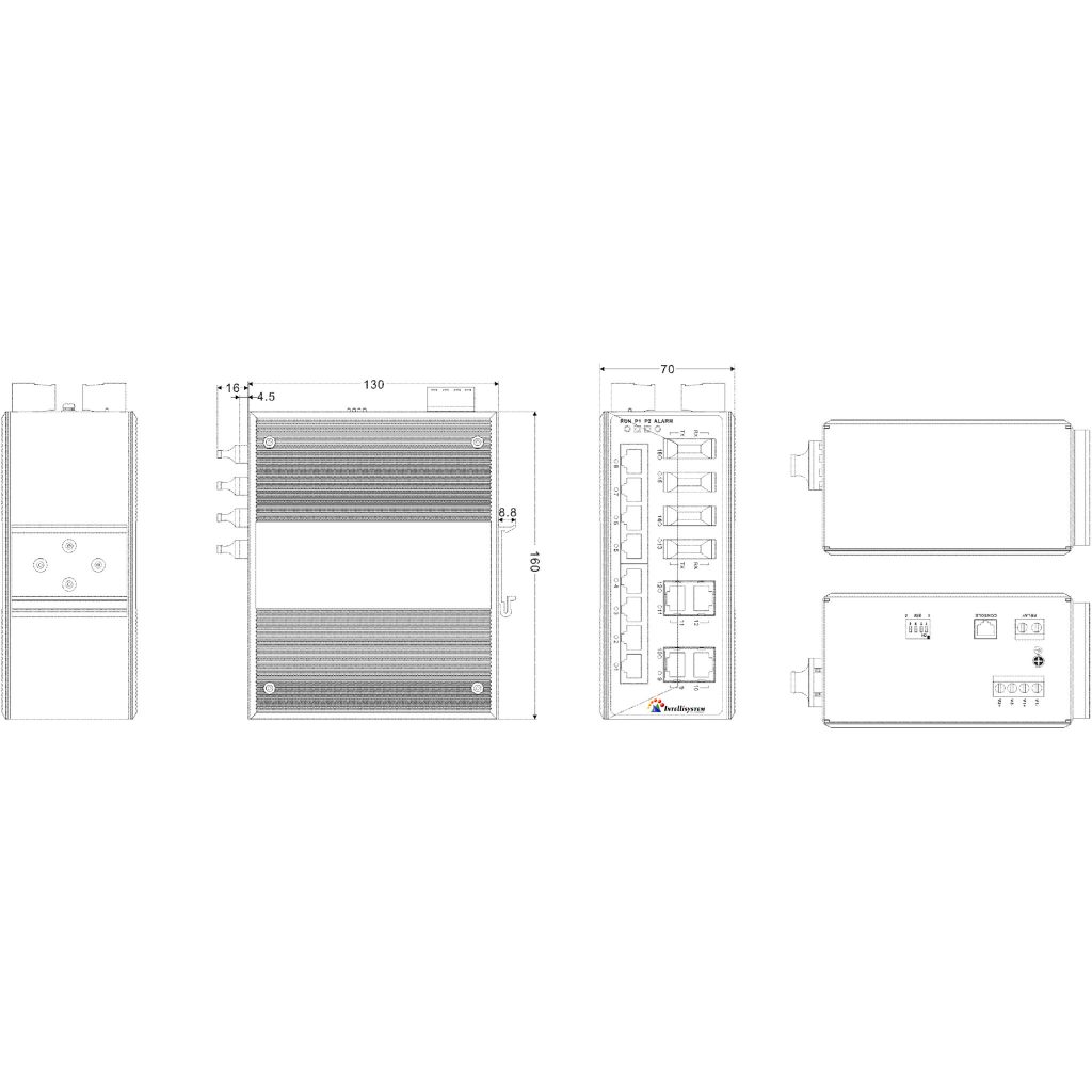 Intelli System IT-ES6116-IM-4F | Intellisystem Technologies